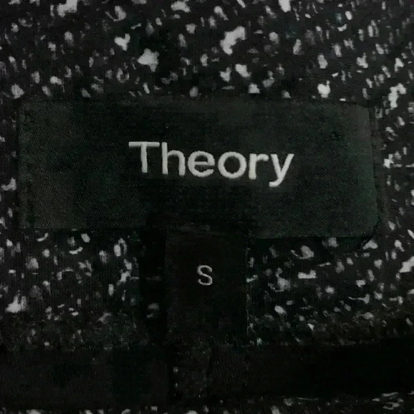 Theory Abdelle Mid Rise Pull On Stretch Faux Tweed Leggings Pants, Womens Size S - Picture 5 of 9